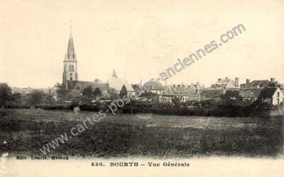 Carte postale ancienne Vue Générale — Bourth (Eure)