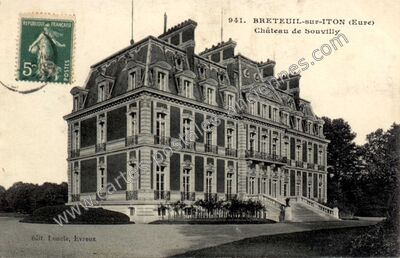 Carte postale ancienne Breteuil sur Iton — Breteuil (Eure)