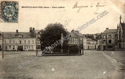 Carte postale ancienne Breteuil sur Iton — Breteuil (Eure)
