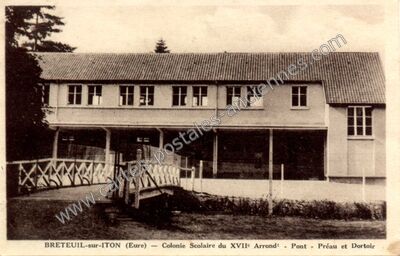 Carte postale ancienne Breteuil sur Iton — Breteuil (Eure)