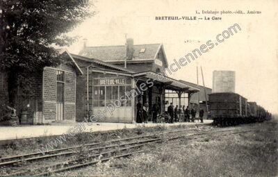 Carte postale ancienne Breteuil Ville — Breteuil (Eure)