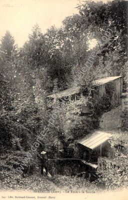 Carte postale ancienne Le Trou à la Souris — Breteuil (Eure)