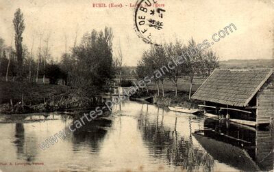 Carte postale ancienne La Eure — Bueil (Eure)