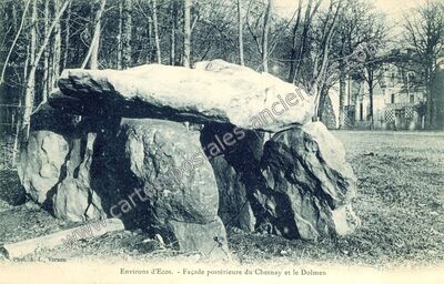 Carte postale ancienne Chesnay — Civieres (Eure)