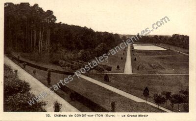 Carte postale ancienne Conde sur Iton — Condé-sur-Iton (Eure)