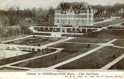 Carte postale ancienne Conde sur Iton — Condé-sur-Iton (Eure)