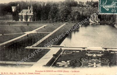 Carte postale ancienne Conde sur Iton — Condé-sur-Iton (Eure)