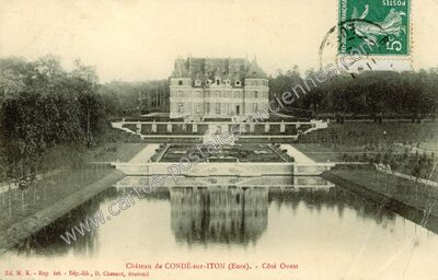 Carte postale ancienne Conde sur Iton — Condé-sur-Iton (Eure)