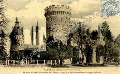 Carte postale ancienne Conde sur Iton — Condé-sur-Iton (Eure)