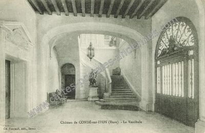 Carte postale ancienne Conde sur Iton — Condé-sur-Iton (Eure)