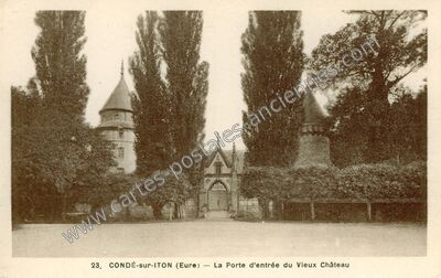 Carte postale ancienne Conde sur Iton — Condé-sur-Iton (Eure)