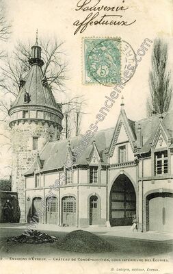 Carte postale ancienne Conde sur Iton — Condé-sur-Iton (Eure)