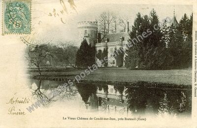 Carte postale ancienne Conde sur Iton — Condé-sur-Iton (Eure)