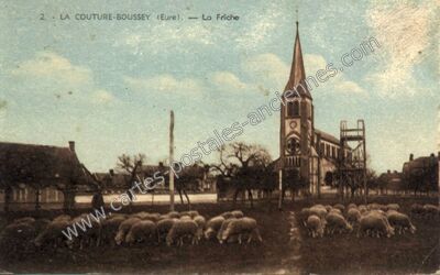 Carte postale ancienne La Friche — La Couture-Boussey (Eure)