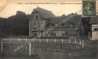 Carte postale ancienne Châlet de la Couture — La Croix Saint Leufroy (Eure)