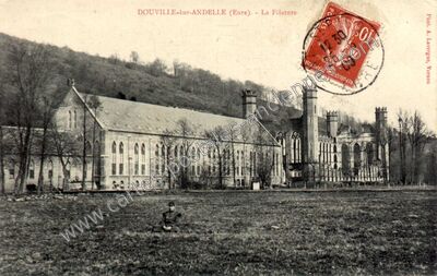 Carte postale ancienne La Filature — Douville-sur-Andelle (Eure)