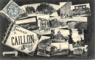 Carte postale ancienne Souvenir — Gaillon (Eure)
