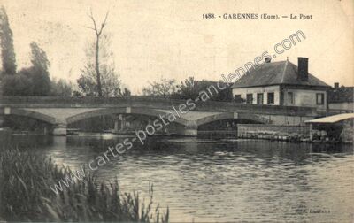 Carte postale ancienne Garennes — Garennes-sur-Eure (Eure)