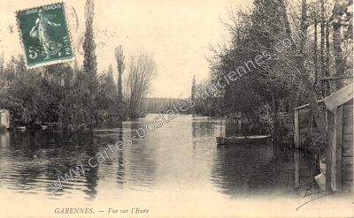 Carte postale ancienne Garennes — Garennes-sur-Eure (Eure)