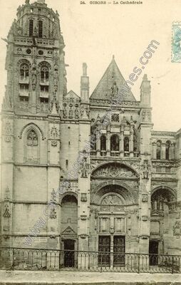 Carte postale ancienne La Cathédrale — Gisors (Eure)