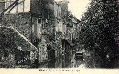 Carte postale ancienne Vieux Gisors et l'Epte — Gisors (Eure)
