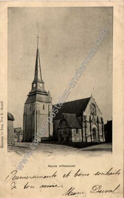 Carte postale ancienne Harcourt — Harcourt (Eure)