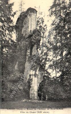 Carte postale ancienne Abbaye de Mortemer — Lisors (Eure)