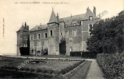 Carte postale ancienne Château de Louye — Louye (Eure)
