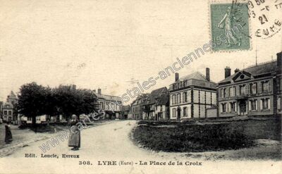 Carte postale ancienne Lyre — La Neuve-Lyre (Eure)