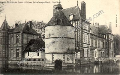 Carte postale ancienne Chateau de St Georges Motel — Saint-Georges-Motel (Eure)