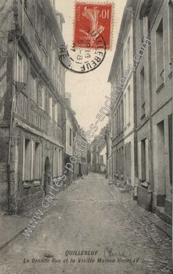 Carte postale ancienne Quillebeuf — Quillebeuf-sur-Seine (Eure)