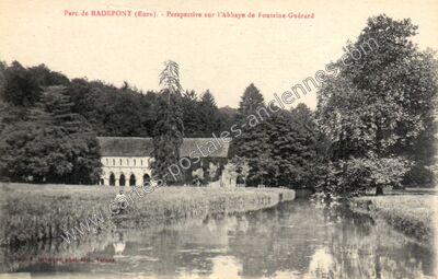 Carte postale ancienne Abbaye de Fontaine Guerard — Radepont (Eure)