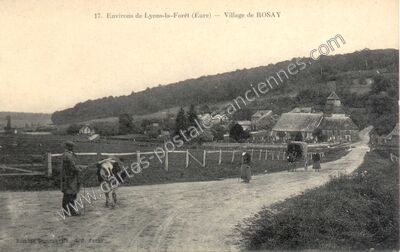 Carte postale ancienne Rosay — Rosay-sur-Lieure (Eure)