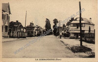 Carte postale ancienne La Commanderie — Sainte-Colombe-la-Commanderie (Eure)