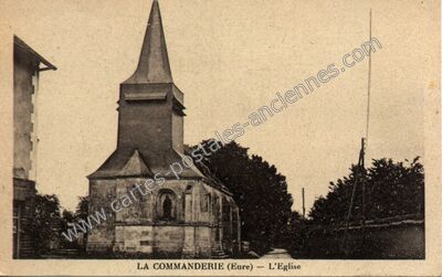 Carte postale ancienne La Commanderie — Sainte-Colombe-la-Commanderie (Eure)