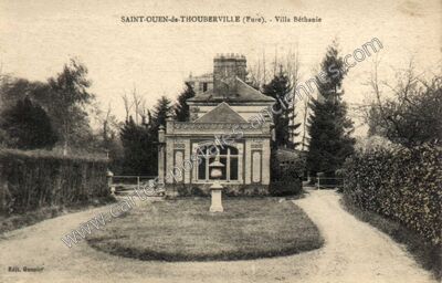 Carte postale ancienne Villa Béthanie — Saint-Ouen-de-Thouberville (Eure)