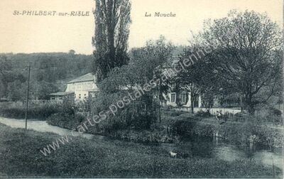 Carte postale ancienne La Mouche — Saint-Philbert-sur-Risle (Eure)