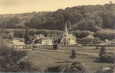 Carte postale ancienne St Quentin des Iles — Saint-Quentin-des-Isles (Eure)