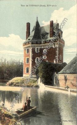 Carte postale ancienne Tour de THEVRAY — Thevray (Eure)