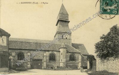 Carte postale ancienne Garennes — Garennes-sur-Eure (Eure)
