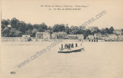 Carte postale ancienne Quillebeuf — Quillebeuf-sur-Seine (Eure)