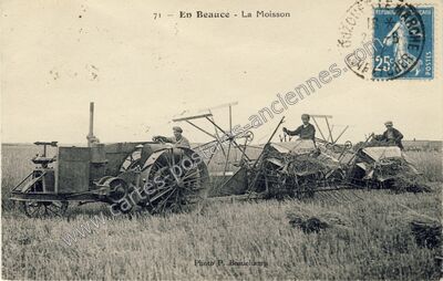 Carte postale ancienne En Beauce — Non Localisée (Eure-et-Loir)