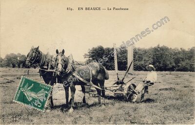 Carte postale ancienne En Beauce — Non Localisée (Eure-et-Loir)