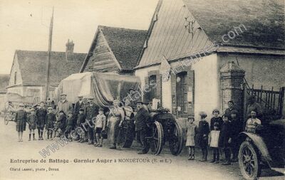Carte postale ancienne Mondetour — Alluyes (Eure-et-Loir)