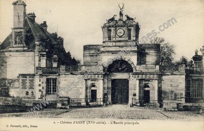 Carte postale ancienne Anet Ch — Anet (Eure-et-Loir)