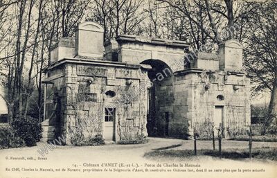 Carte postale ancienne Anet Ch — Anet (Eure-et-Loir)
