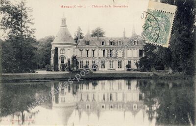 Carte postale ancienne Château de la Brunetière — Arrou (Eure-et-Loir)