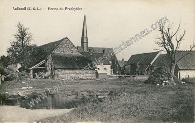 Carte postale ancienne Ferme du Presbytère — Autheuil (Eure-et-Loir)