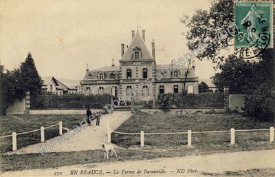 Carte postale ancienne Baronville — Béville-le-Comte (Eure-et-Loir)