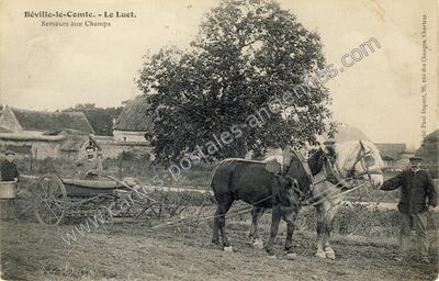 Carte postale ancienne Le Luet — Béville-le-Comte (Eure-et-Loir)